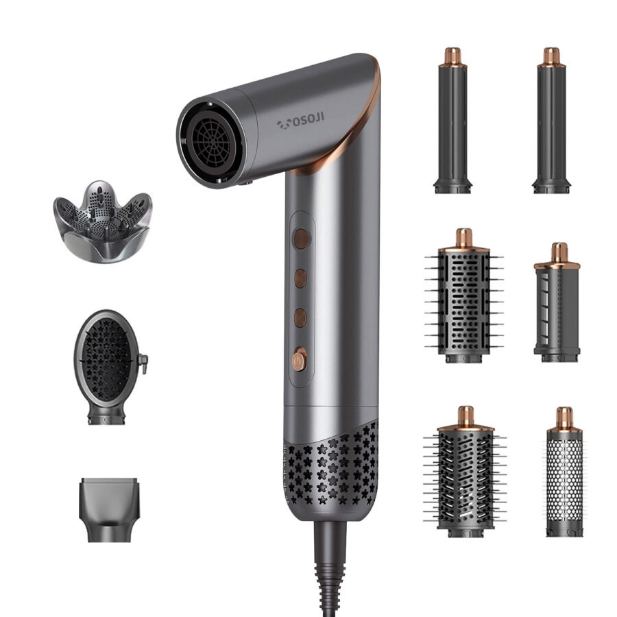 Osoji M8 Hair Styler — Multistyler 9 en 1 + Estuche de viaje